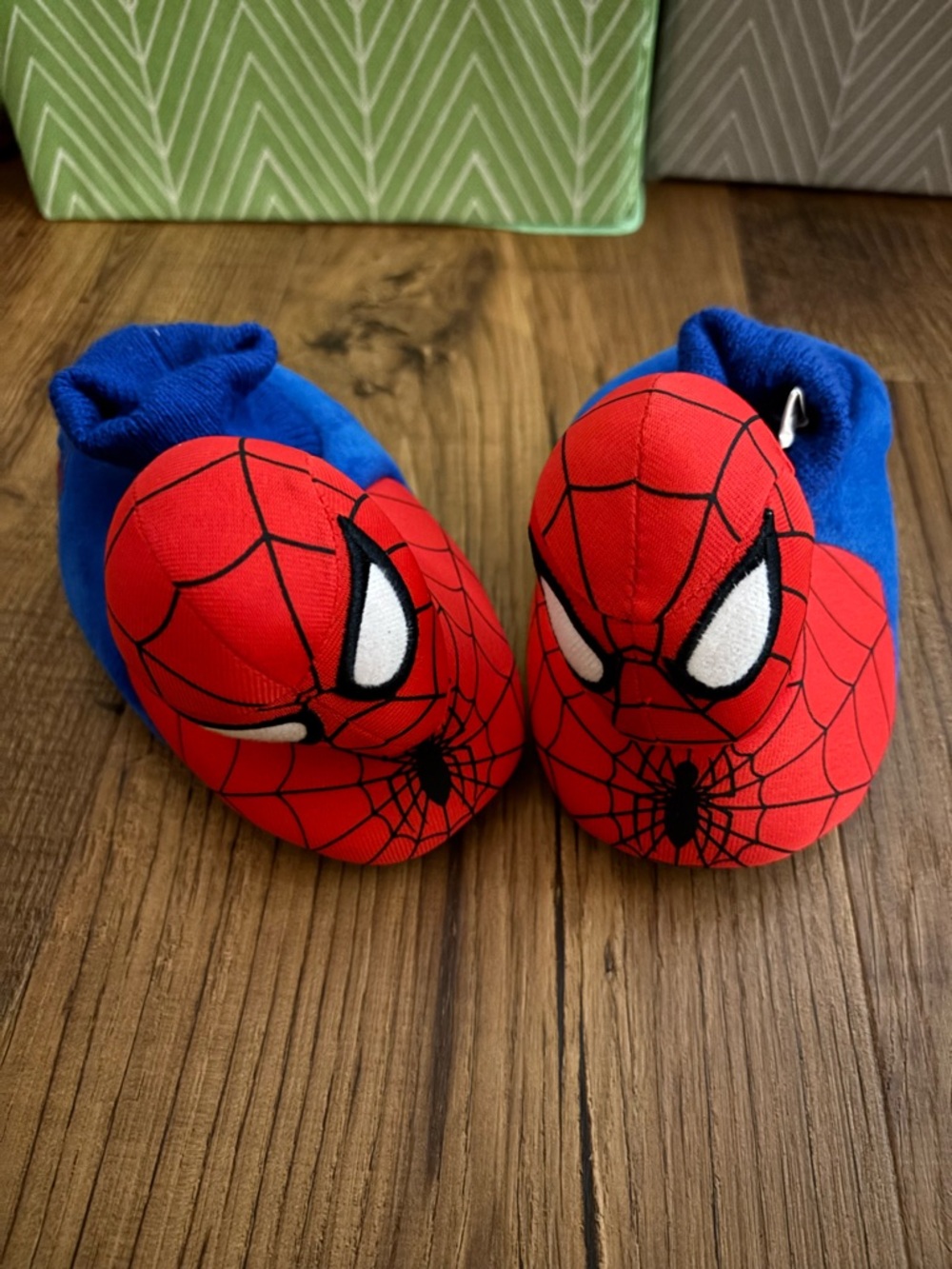 Marvel Spider-Man Red and Blue Kids Slippers